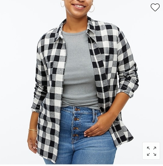 đź–¤J Crew Factoryđź–¤Flannel shirt jacket - Picture 13 of 13